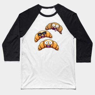 Funny Croissants Baseball T-Shirt